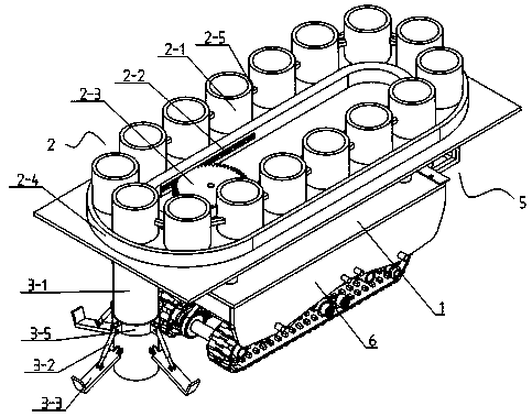 Device applicable to multi-terrain automatic tree planting