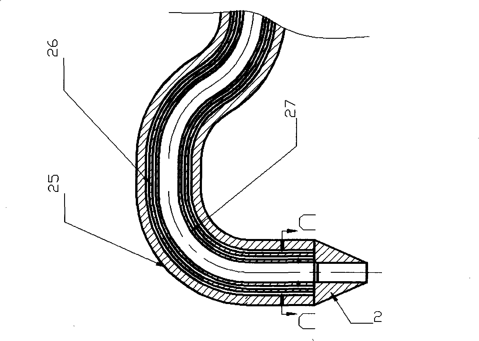 Inner powder dust on-line checking method for high pressure gas pipeline and its device