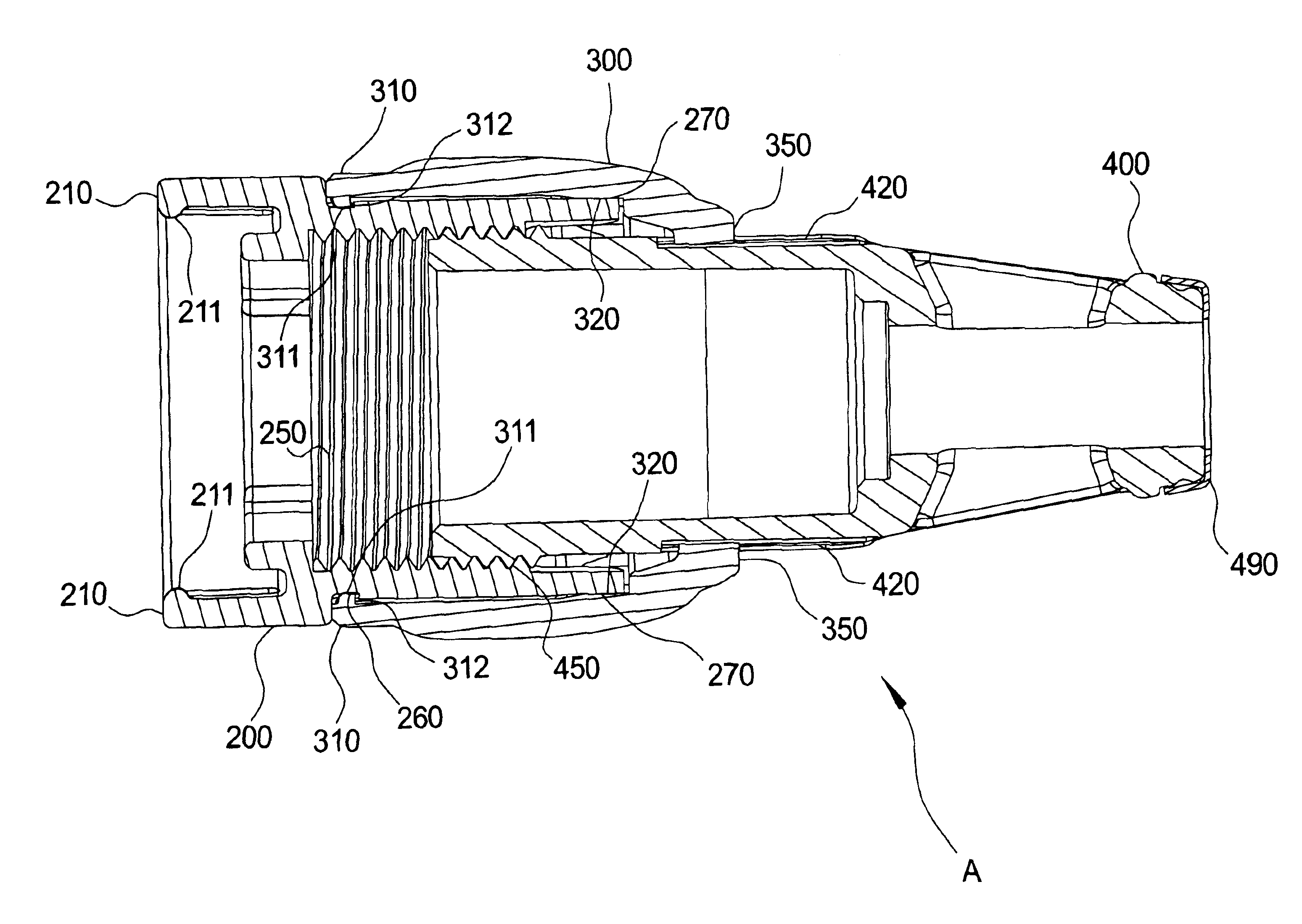 Depth adjusting system for a screw gun