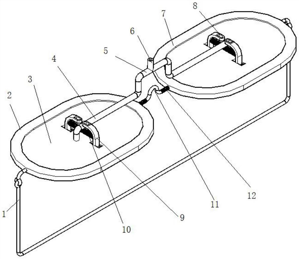 Clinical administration device for ophthalmology department