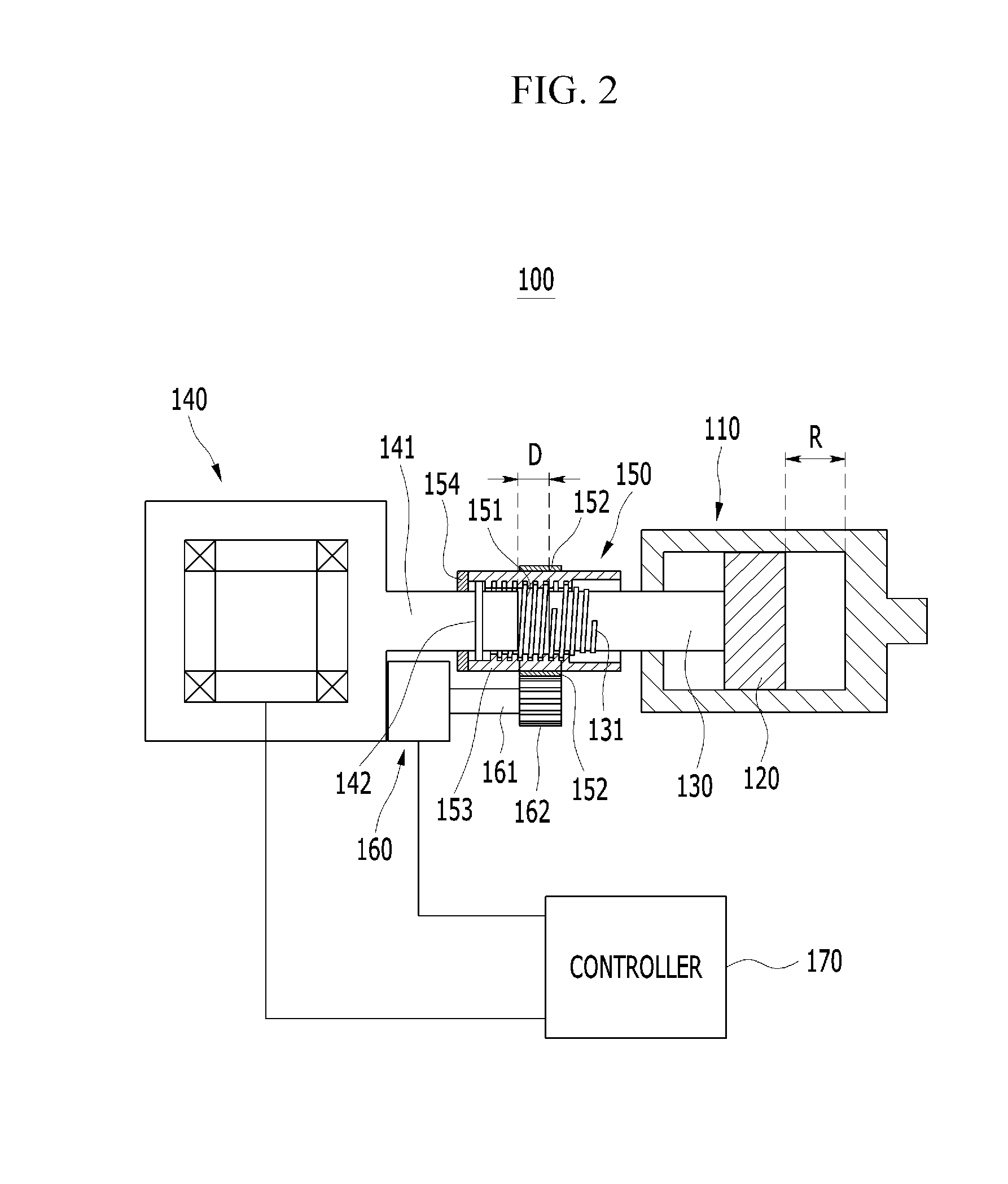 Cryocooler with variable compression depending on variations in load