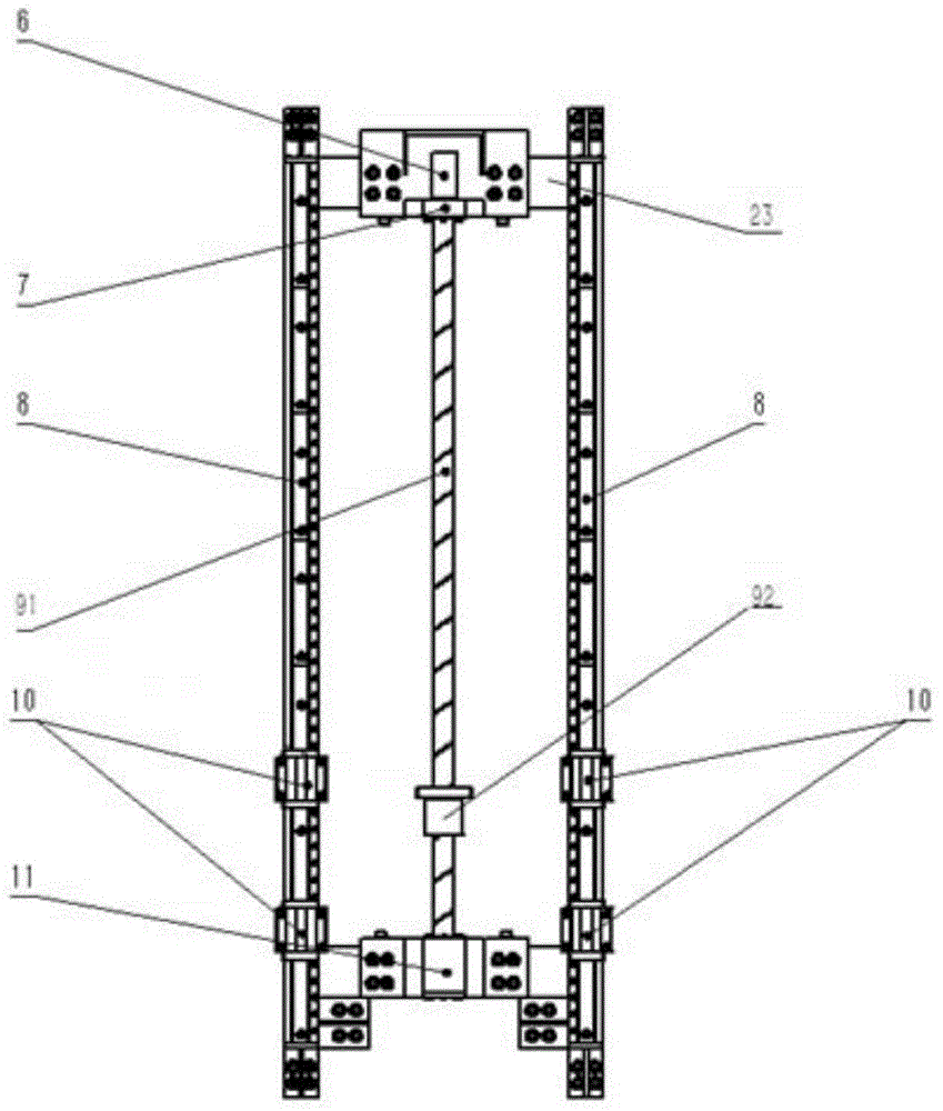 Fast feeding and blanking equipment for multi-layer box type heating furnace