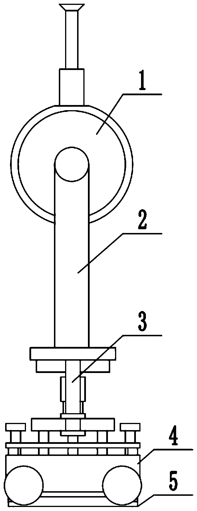 Poultry feed feeding device for breeding industry