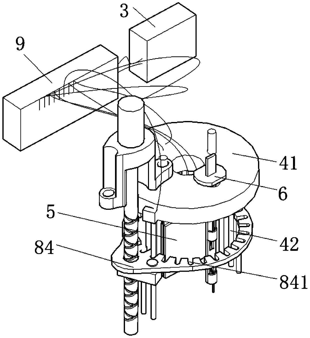 Integrated insect trapping and killing system