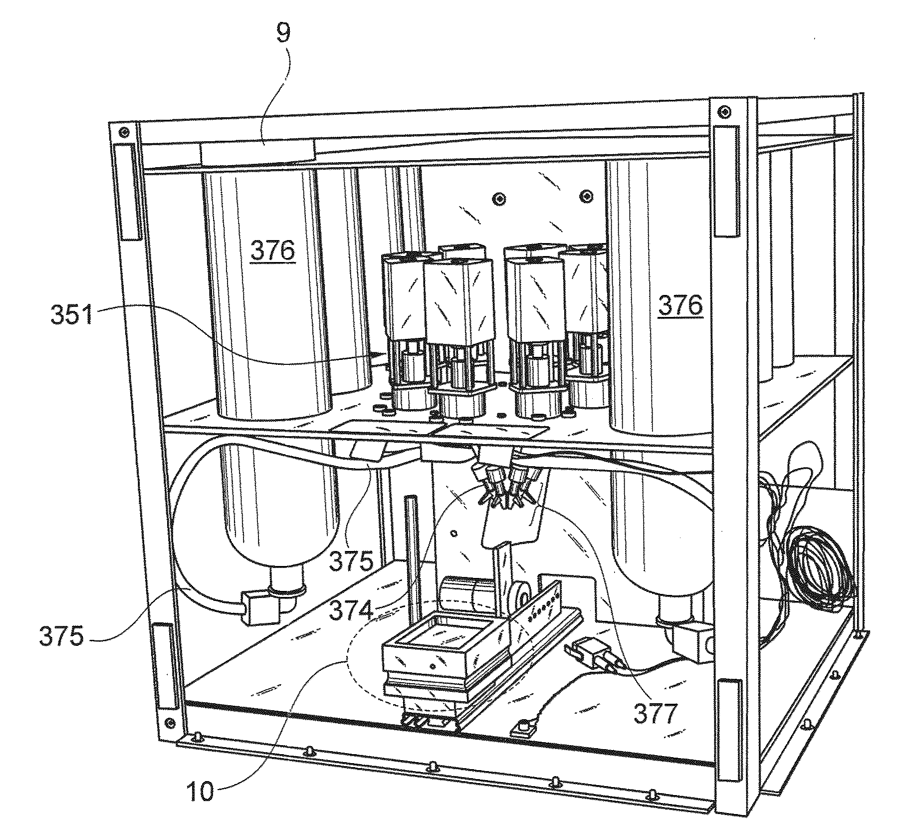 Custom cosmetic blending machine