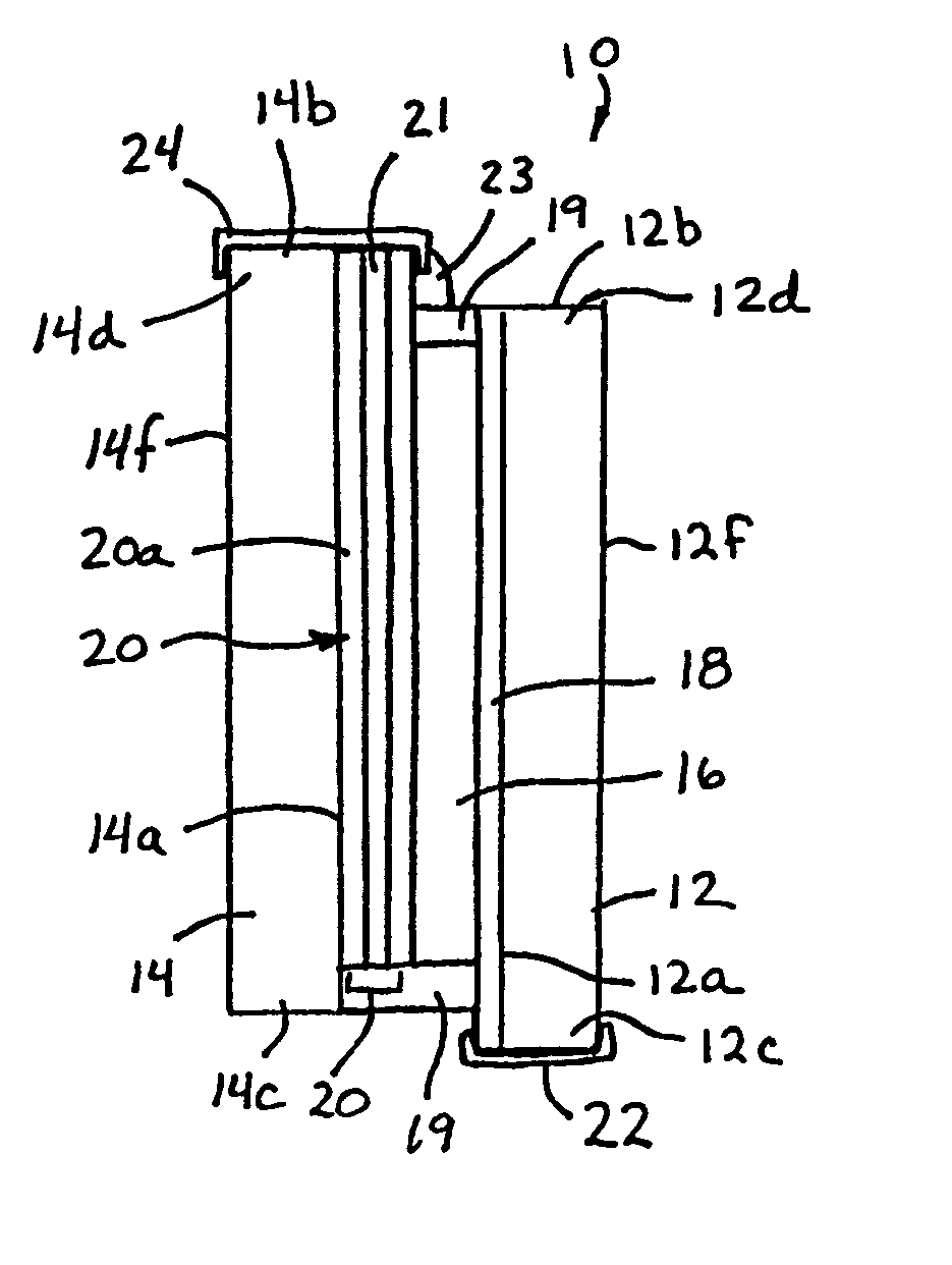 Electro-optic reflective element assembly