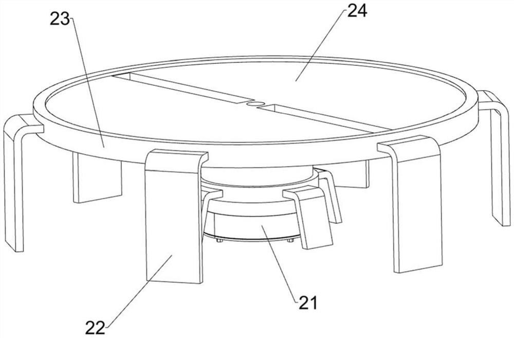 An iron core winding device for transformer production and processing