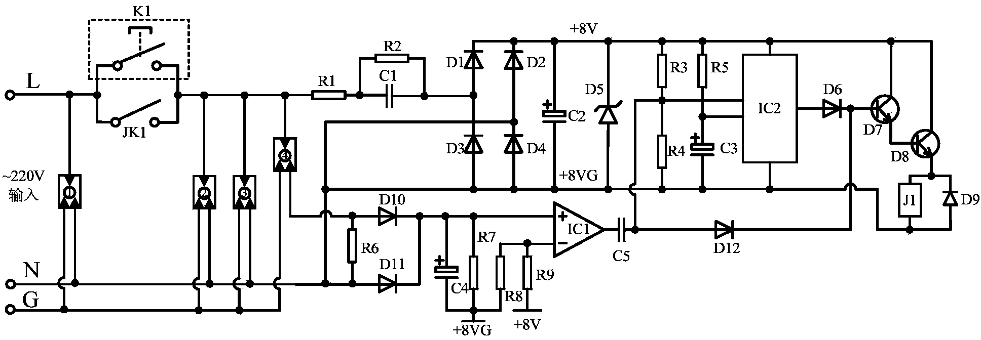 Anti-interference energy saving socket