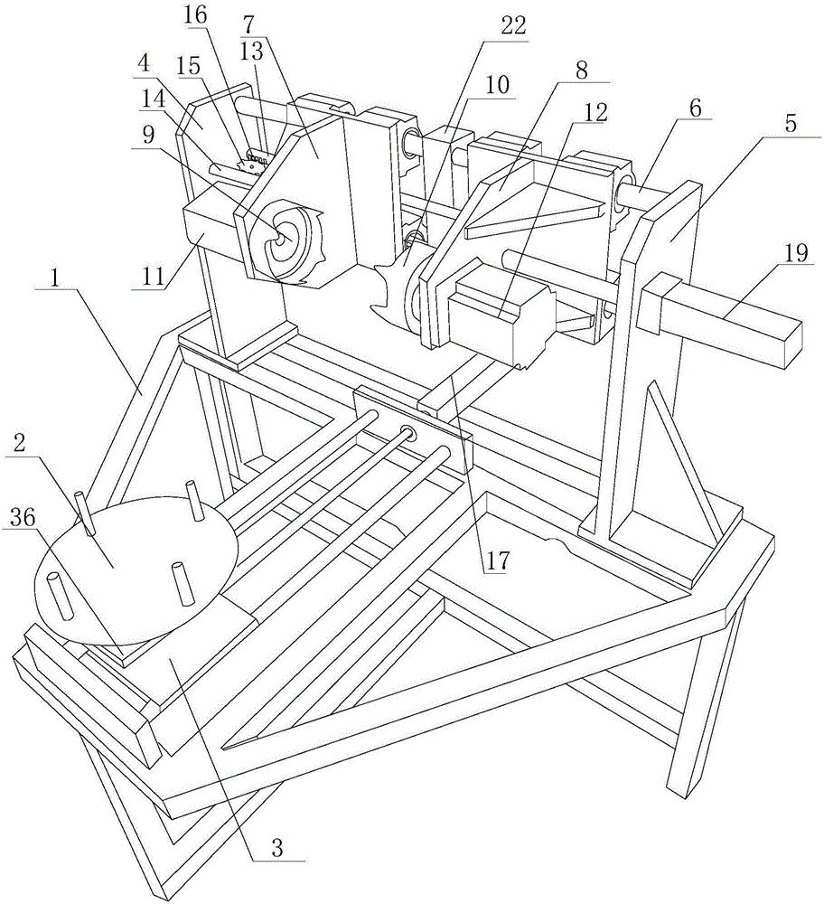 Device for brushing glue on ball bladder