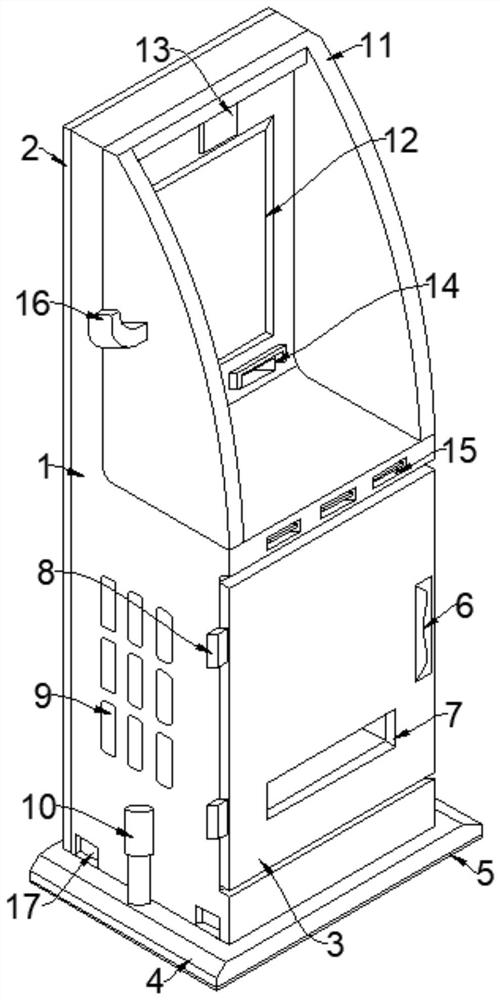 Multifunctional touch display self-service terminal