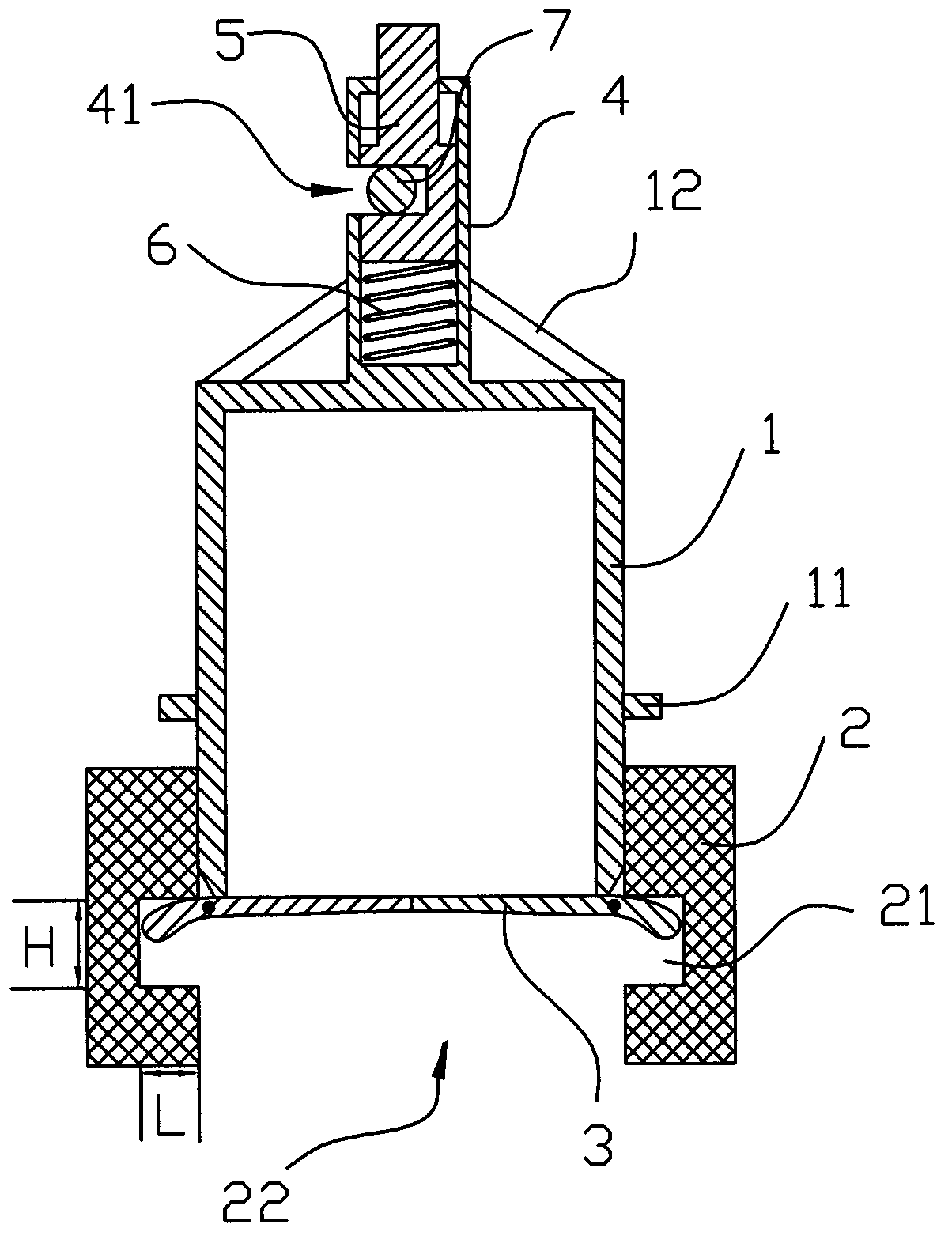 Bait-placing device for fishing