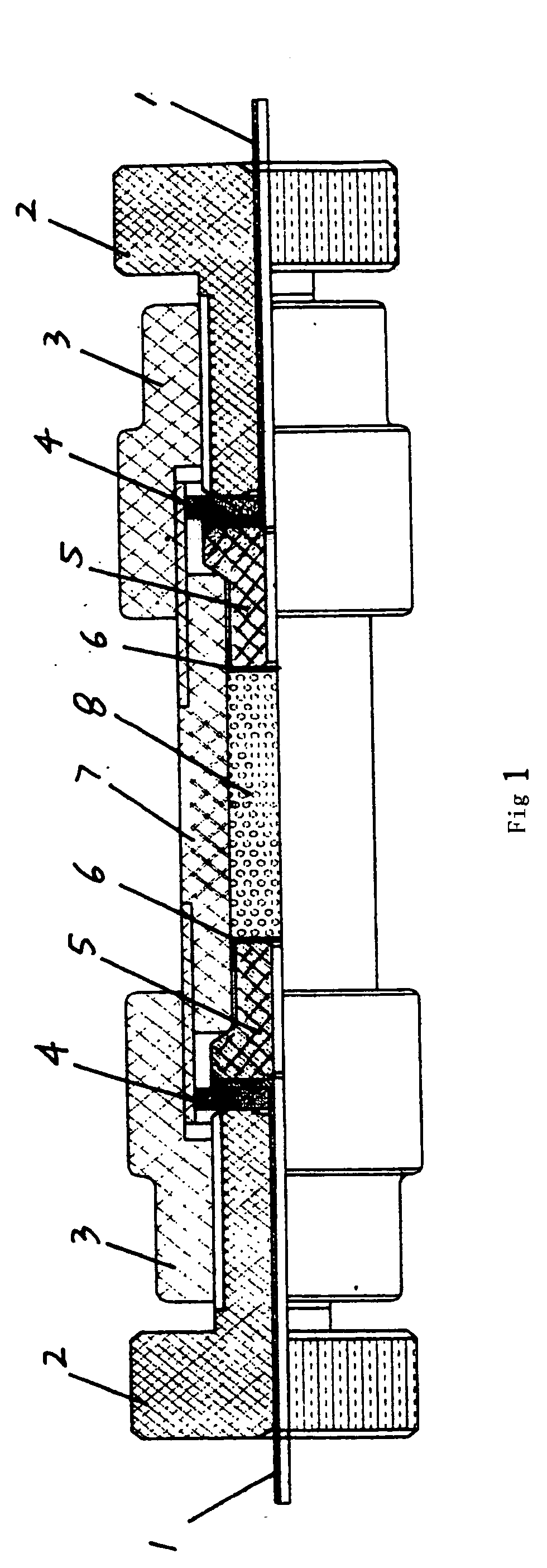 Concentrating column and sample processing device useful for elemental analysis of trace metals