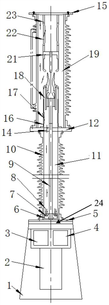 Heating device and method of gas insulated circuit breaker