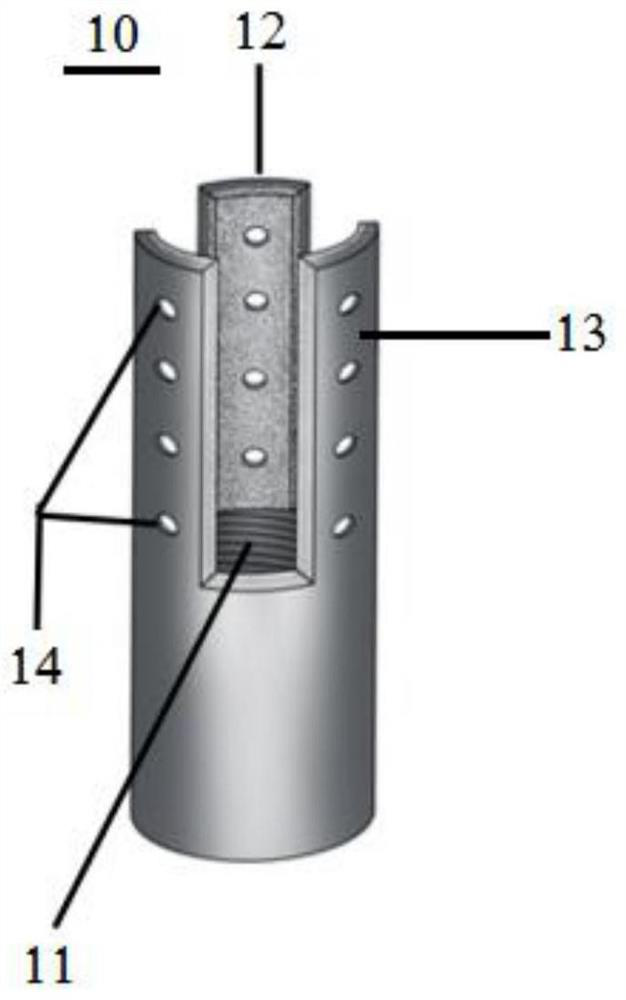 Built-in artificial limb connecting device