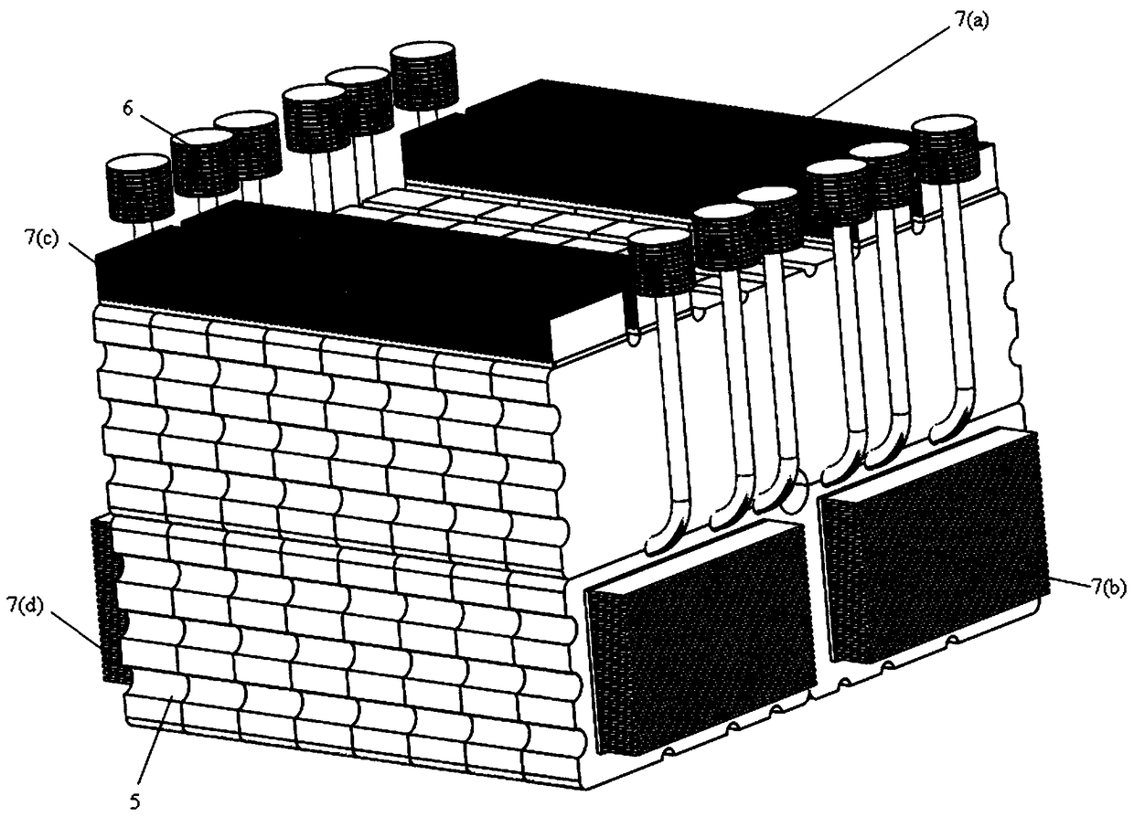 Automatic control thermal management system for power battery based on phase change energy storage and thermoelectric effect