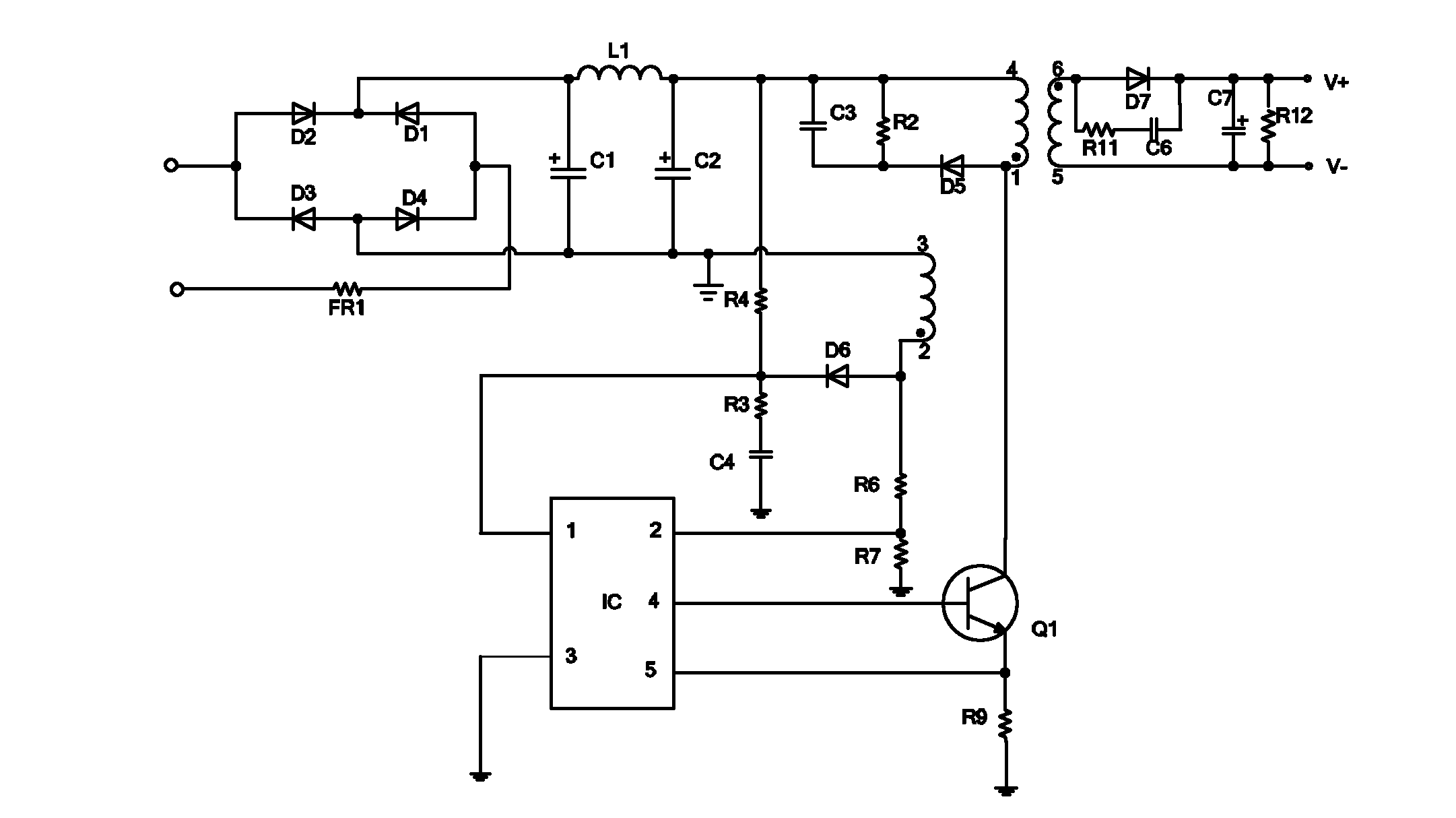 Switching power supply, control method of switching power supply and control chip