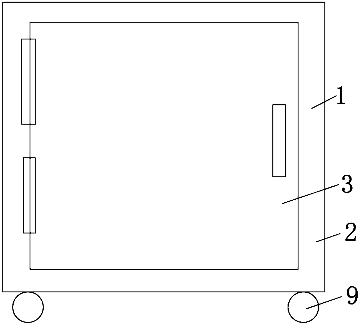 Shirt hanging device specialized for garment workshop