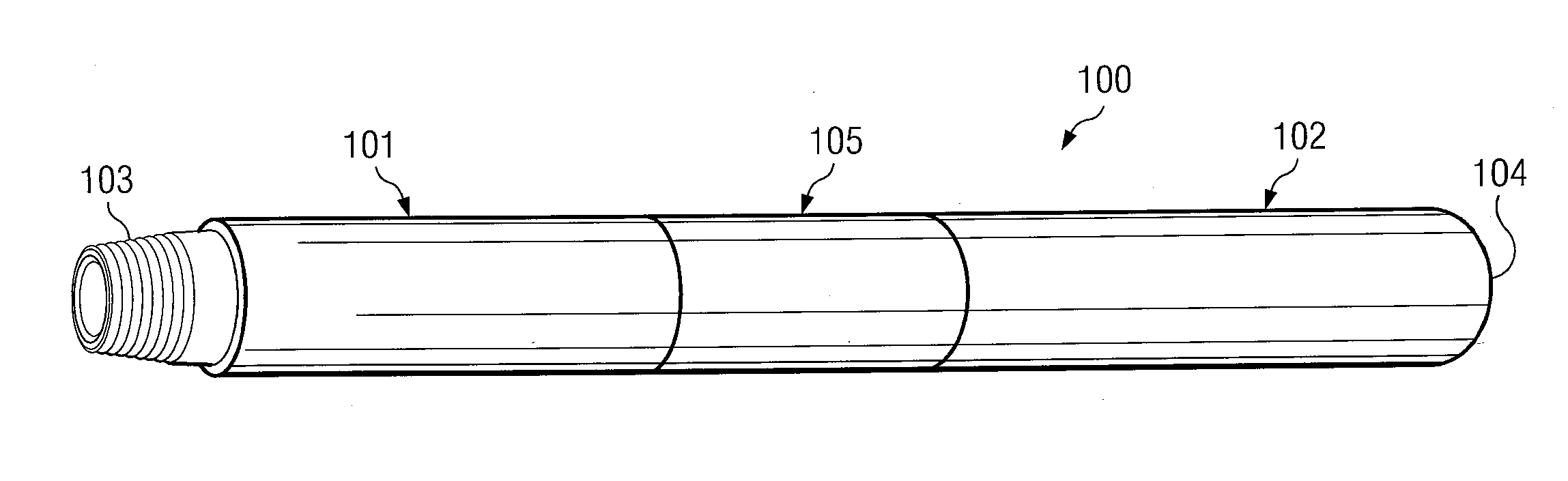 Composite isolation joint for gap sub or internal gap