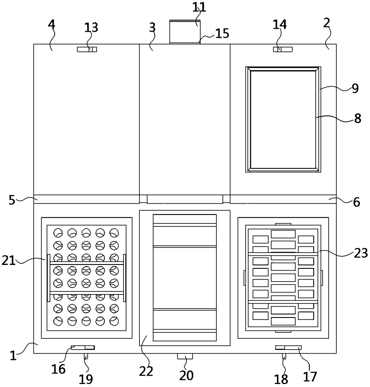 Vehicle-mounted multi-functional emergency medical kit