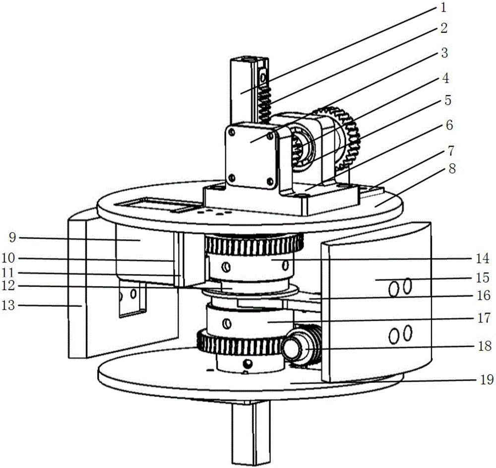 Three-dimensional barycenter adjusting device for robot jellyfish