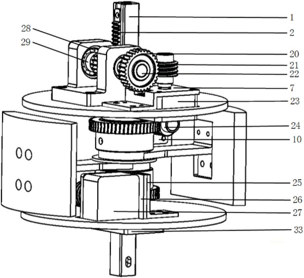 Three-dimensional barycenter adjusting device for robot jellyfish