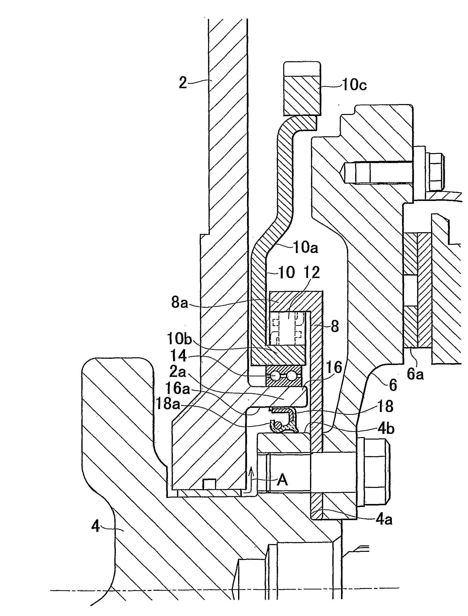 Startup Torque Transmitting Mechanism of an Internal Combustion Engine