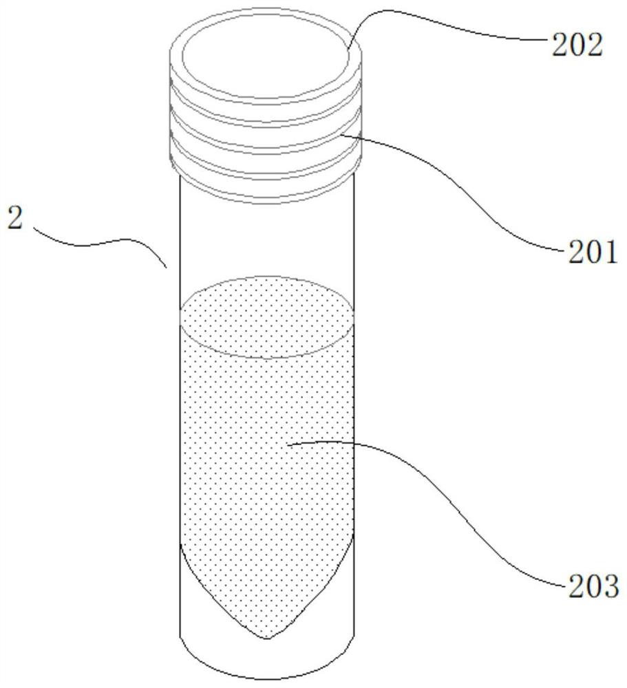 Saliva collector with exhaust function and injection molding process thereof