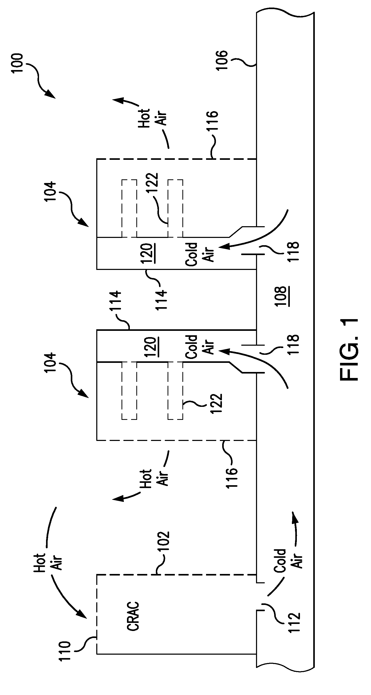 Cooling System for a Computer Server Cabinet in a Data Center