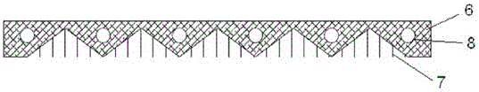 Silicon nanostructure solar cell module with strengthening component and preparation method thereof