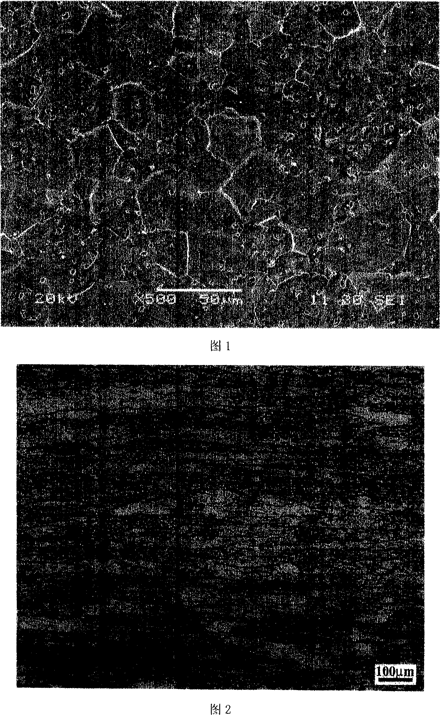 Process for preparing molybdenum alloy TZM by powder metallurgy