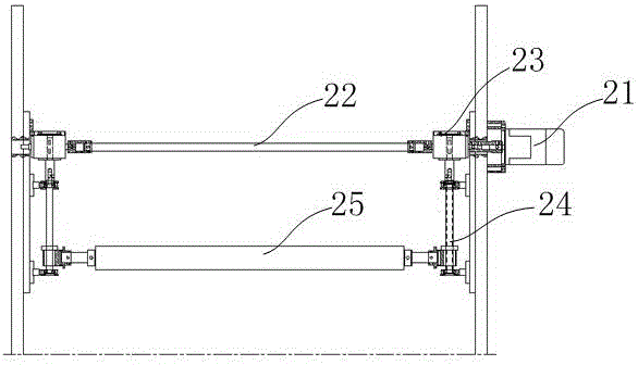 Adjusting roller device for glueless laminating machine