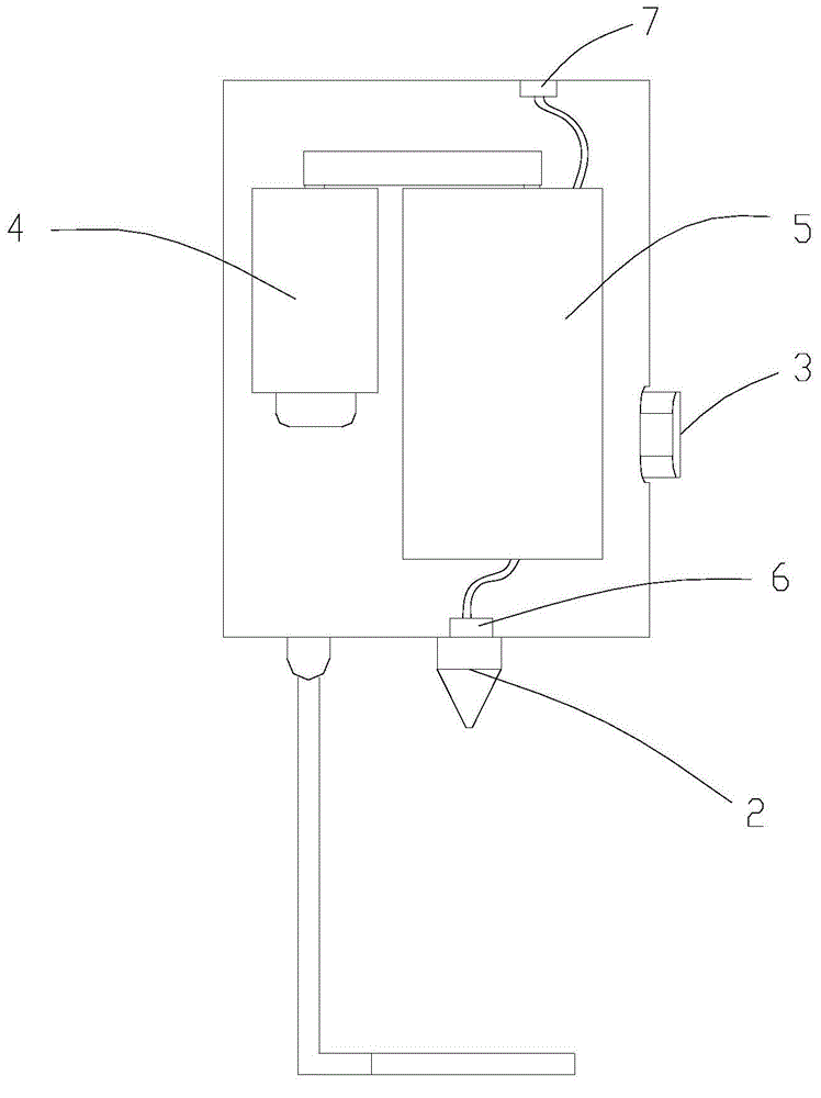 Electric type sterile toothpaste squeezing machine