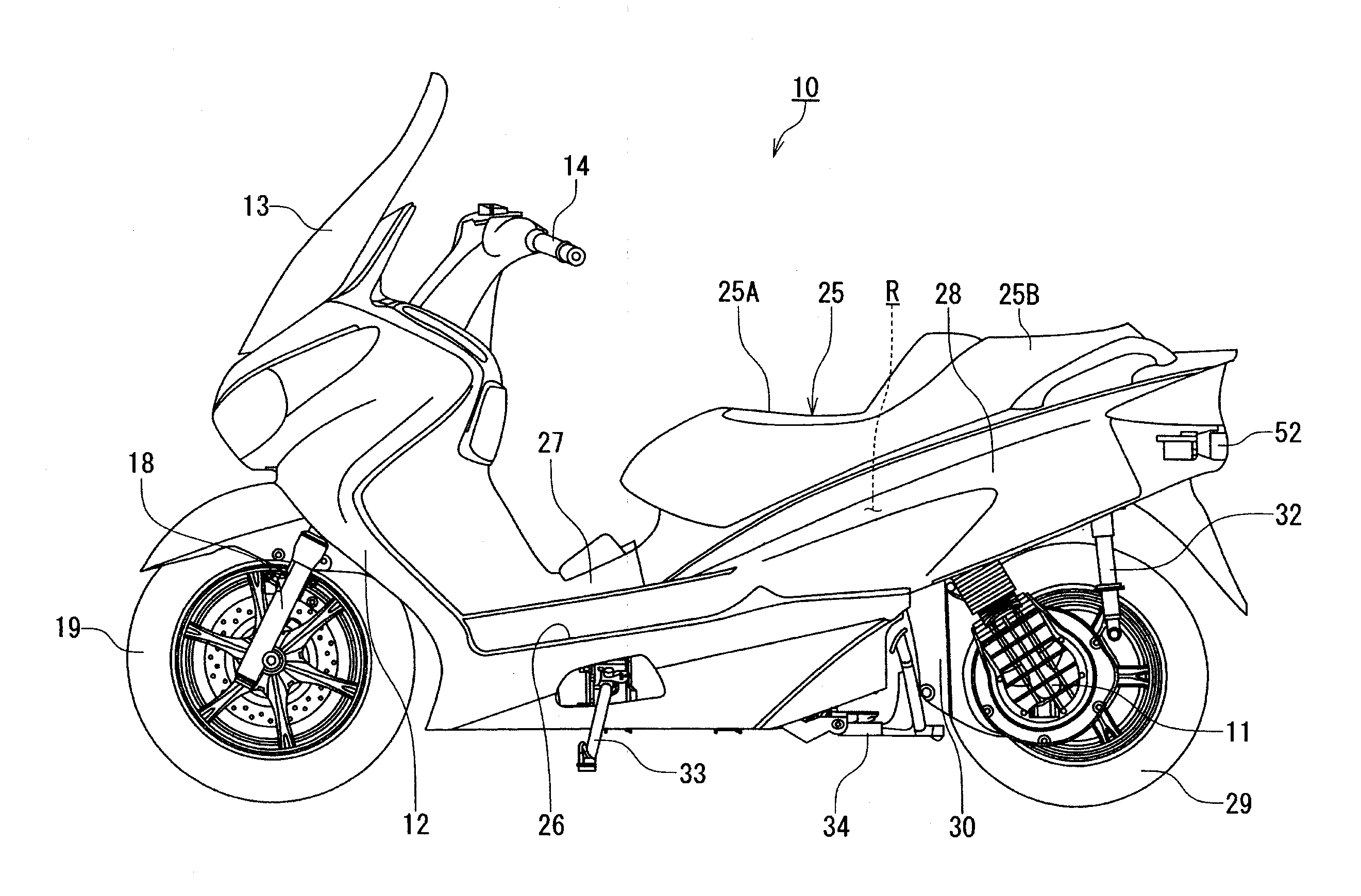 Air supply and exhaust structure for fuel cell