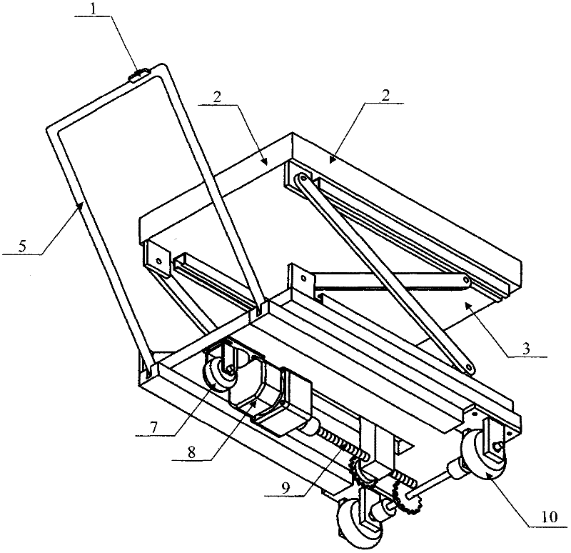 Portable replacing vehicle for electric vehicle battery pack