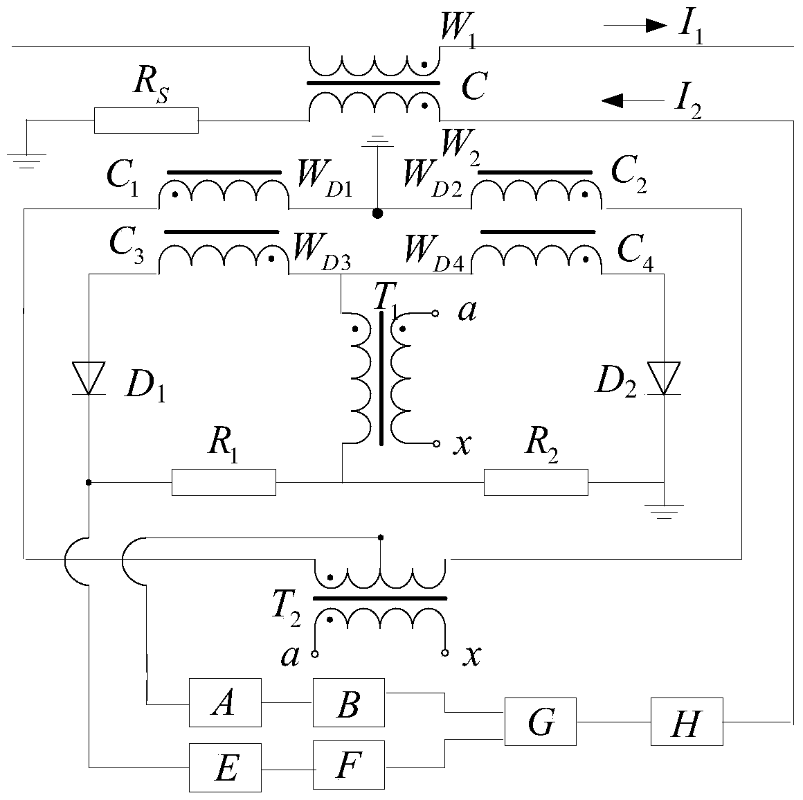 A direct current measuring device