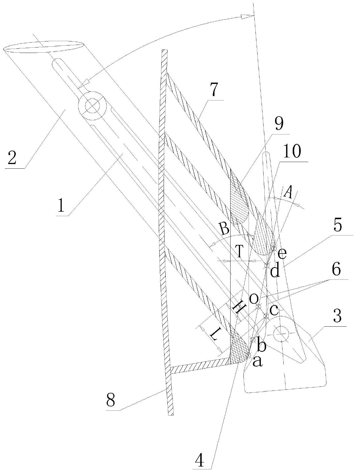 A design method of curved anchor lip