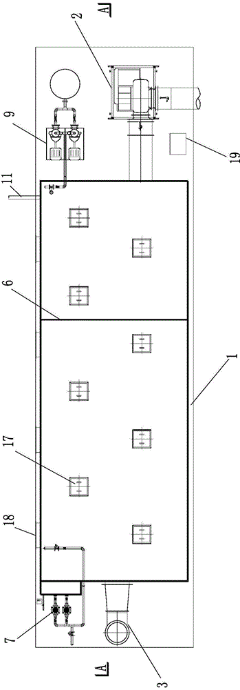 Biological deodorization device