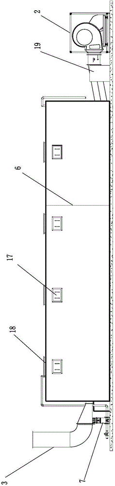 Biological deodorization device