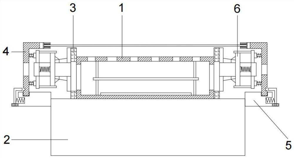 Frequency-adjustable condenser microphone head damping mechanism