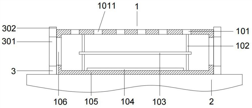 Frequency-adjustable condenser microphone head damping mechanism