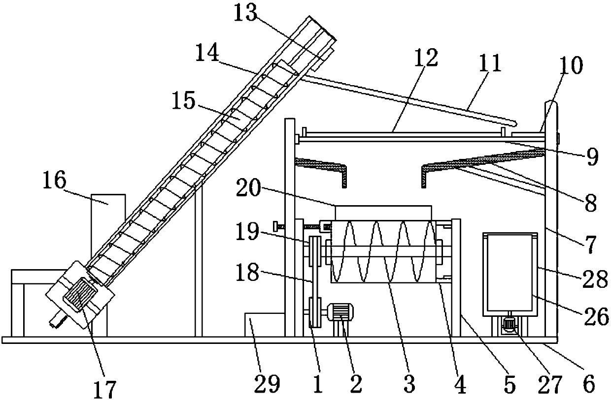 Coal crushing device having separation function