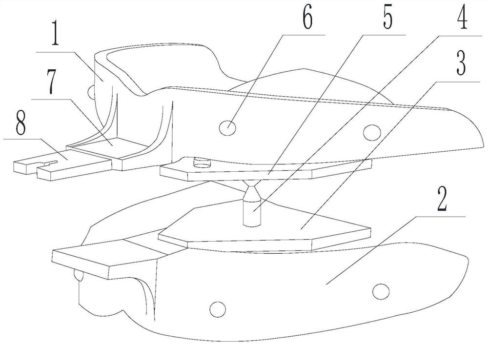 Multifunctional tray for dental implantation double scanning matching and jaw position recording and use method of multifunctional tray