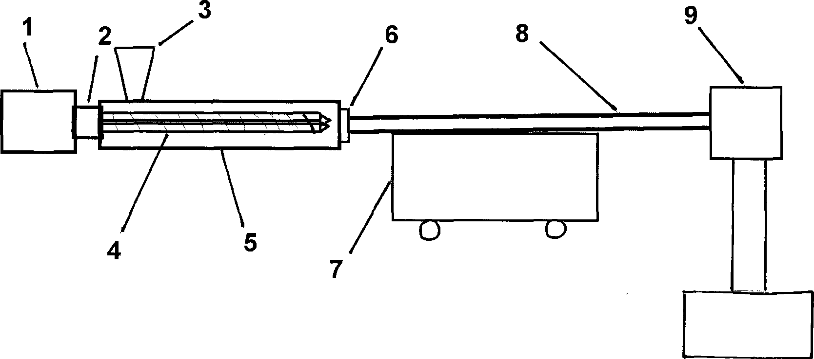 Composite material of polyetheretherketone/organizing montmorillonite and method of producing the same