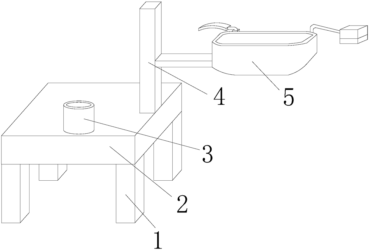 Fixing device for injection comforting of penicillin injection of hens