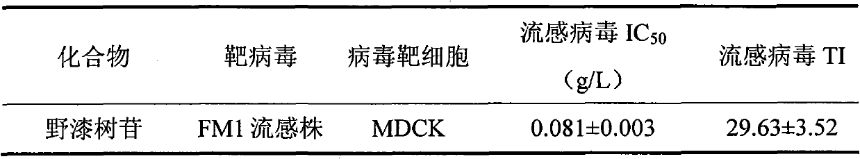 Method for extracting rhoifolin and prepared medicament application thereof