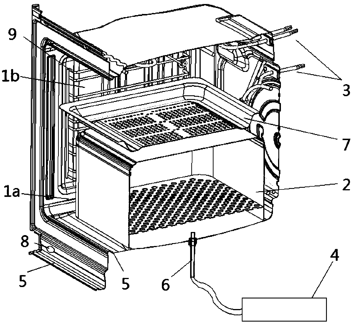 Steaming and baking combined machine