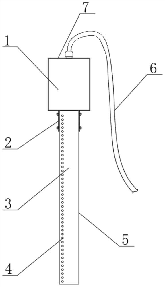 Conductive electronic water gauge and remote monitoring system