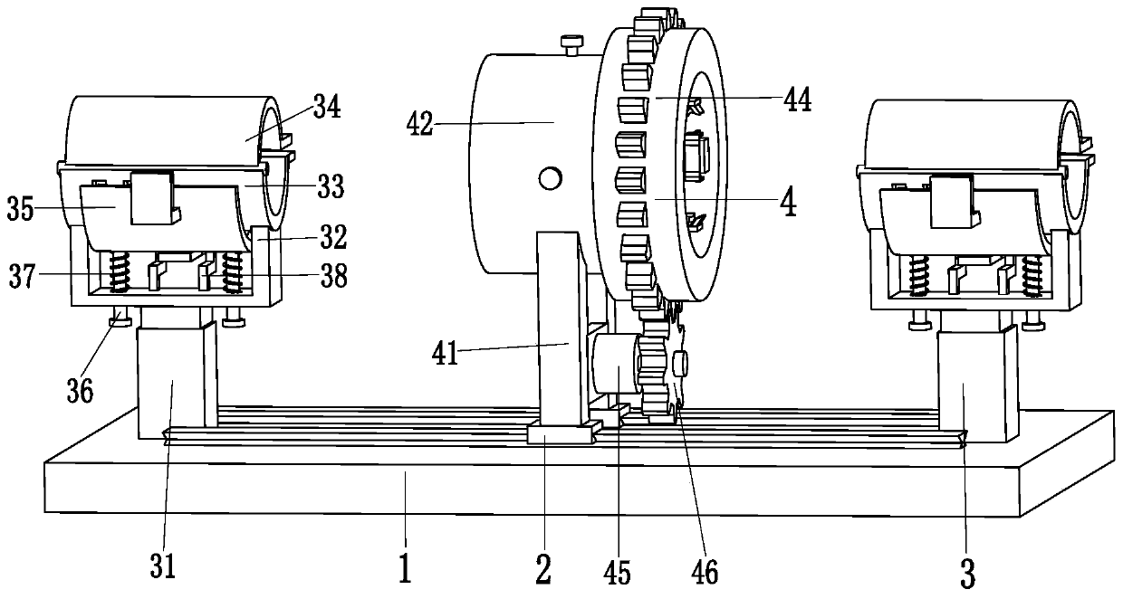 Processing device for antibacterial metal material for titanium intramedullary nail