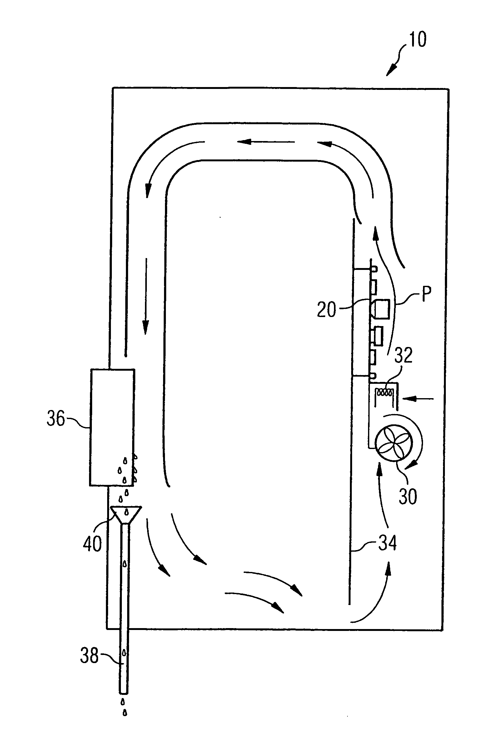 Dehumidifying of air within switch cabinet for a wind turbine by means of peltier element