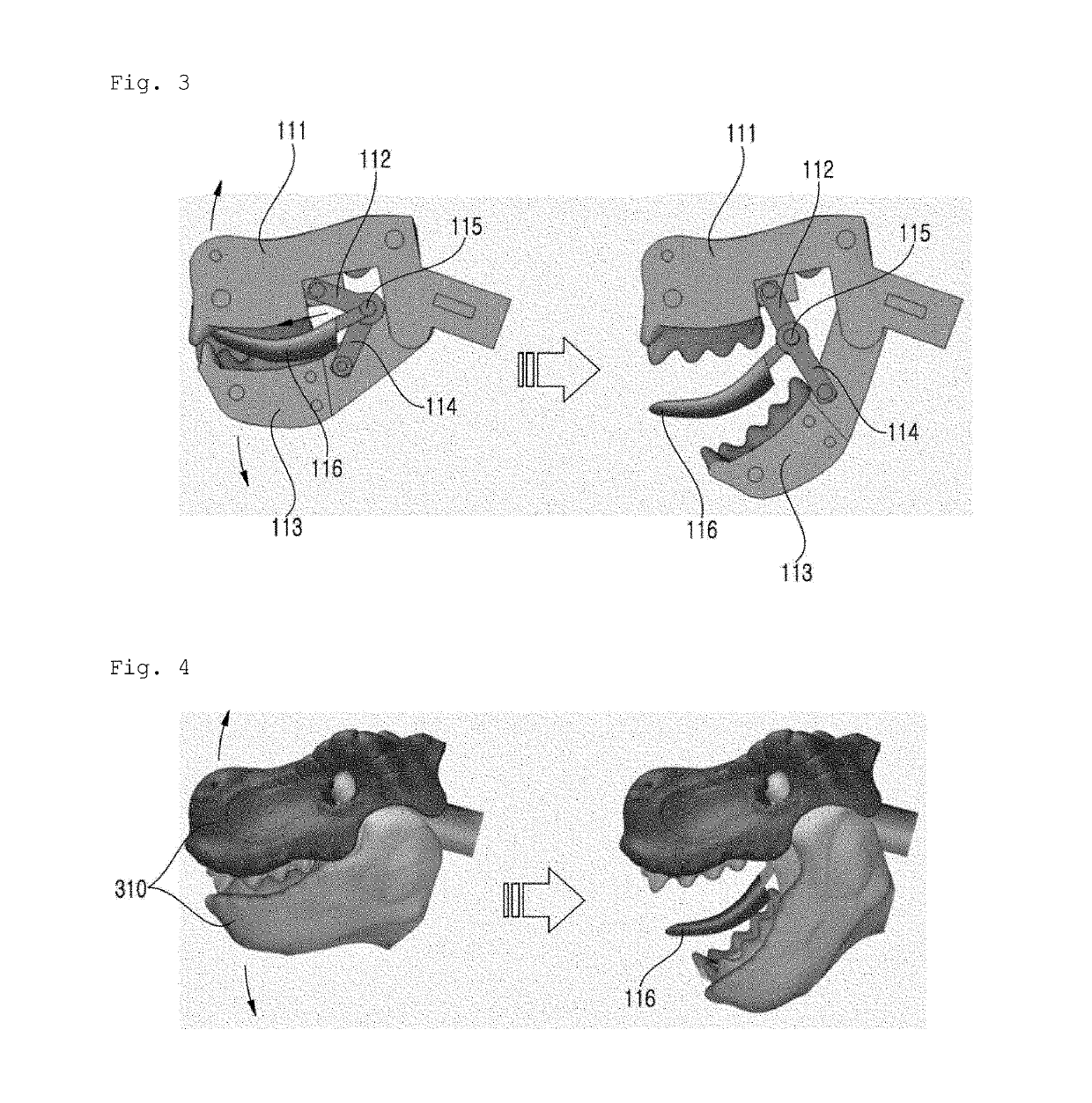 Prefabricated dinosaur model